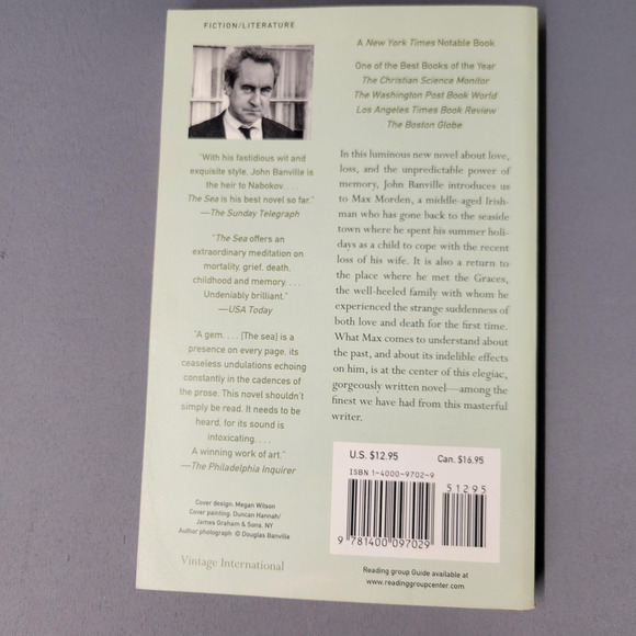 The Sea John Banville Paperback Novel Winner Man Booker Prize Modern Historical - Picture 13 of 14